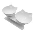 thumbnail image 4 of Cats Food Bowl Pet Feeding 15° Tilted Basic Bowl Detachable Food Containers Raised with Stand, 4 of 4