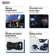 thumbnail image 5 of Outdoor compact mobility scooter with windshield ,300W Motor, Travel - Long Range Power Extended Battery with Cup holders & USB charger port,BLUE, 5 of 7
