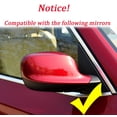 thumbnail image 7 of Bright black-For BMW X1 E84 X3 F25 2010 2011 2012 2013 Pre-LCI High quality smooth black car rearview mirror cover side wing mirror cover, 7 of 7