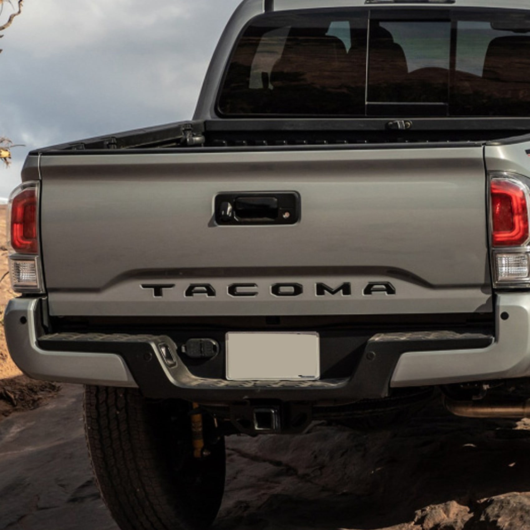 3D Tailgate Insert Letters fits 2016-2021 Toyota Tacoma Chrome