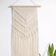 thumbnail image 4 of Tapiz de pared de macramé, tapiz bohemio decorativo elegante, tapiz bohemio, decoración de pared tejida, decoración para bodas, apartamentos, hogar, 41 cm (ancho) x 84 cm (largo), 4 of 6
