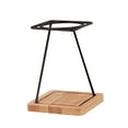 thumbnail image 2 of Fiocias Pour over Stand Coffee Dripper Holder Portable Wood Base Coffee Drink Maker Drip Pillow Shape, 2 of 9