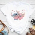 thumbnail image 4 of Camiseta informal de manga corta con puntada superior, dulce camiseta de algodón de tendencia, ropa para niños, camisetas gráficas de verano a la moda para niños y niñas, 4 of 5