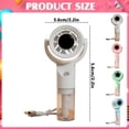 thumbnail image 3 of 2-in-1 Handheld Fan with Mist Spray, Portable Personal Cooling Fan, 3 Speeds & Ultra-Quiet Motor, 30ml Detachable Water Tank, Rechargeable USB Mini Fan for Travel Office Outdoor(D), 3 of 4