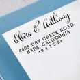 thumbnail image 1 of Wedding invitation Custom Return Address Stamp Self Inking Rubber Stamp, 1 of 1