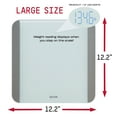 thumbnail image 4 of Taylor Digital Glass Scale with Motion and Light Sensors Gray 5283426, 4 of 10