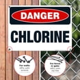 thumbnail image 4 of Danger Chlorine Sign, OSHA Danger Sign,, 4 of 5