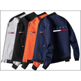 thumbnail image 2 of M-4XL fina para hombre, chaqueta de béisbol de manga larga, a prueba de viento, con cremallera, informal, para otoño, novedad de 2024, 2 of 4