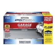 Gray, Rust-Oleum EpoxyShield Gloss Garage Floor Coating Kit-251870, 2.5 Car