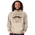 thumbnail image 3 of Happy Father's Day Dad Mustache Hoodie Hooded Sweatshirt Men Brisco Brands S, 3 of 6