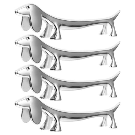 

4Pcs Alloy Chopstick Rest Ornaments Chopstick Rest Practical Chopstick Rest
