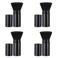 thumbnail image 1 of (4-Pack) Powder Brush Soft Face Cosmetics Tool Buildable Color Application Versatile for Cheeks Setting Powder Lightweight Handle Design All Skin Types Gentle Care Use, 1 of 5