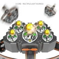 thumbnail image 4 of Inteprter Linterna frontal recargable por USB, resistente al agua, 3 modos, lámpara de cabeza regulable, luz nocturna, pesca, correr, acampar al aire Iluminación y accesorios Inteprter HA074115-01, 4 of 6