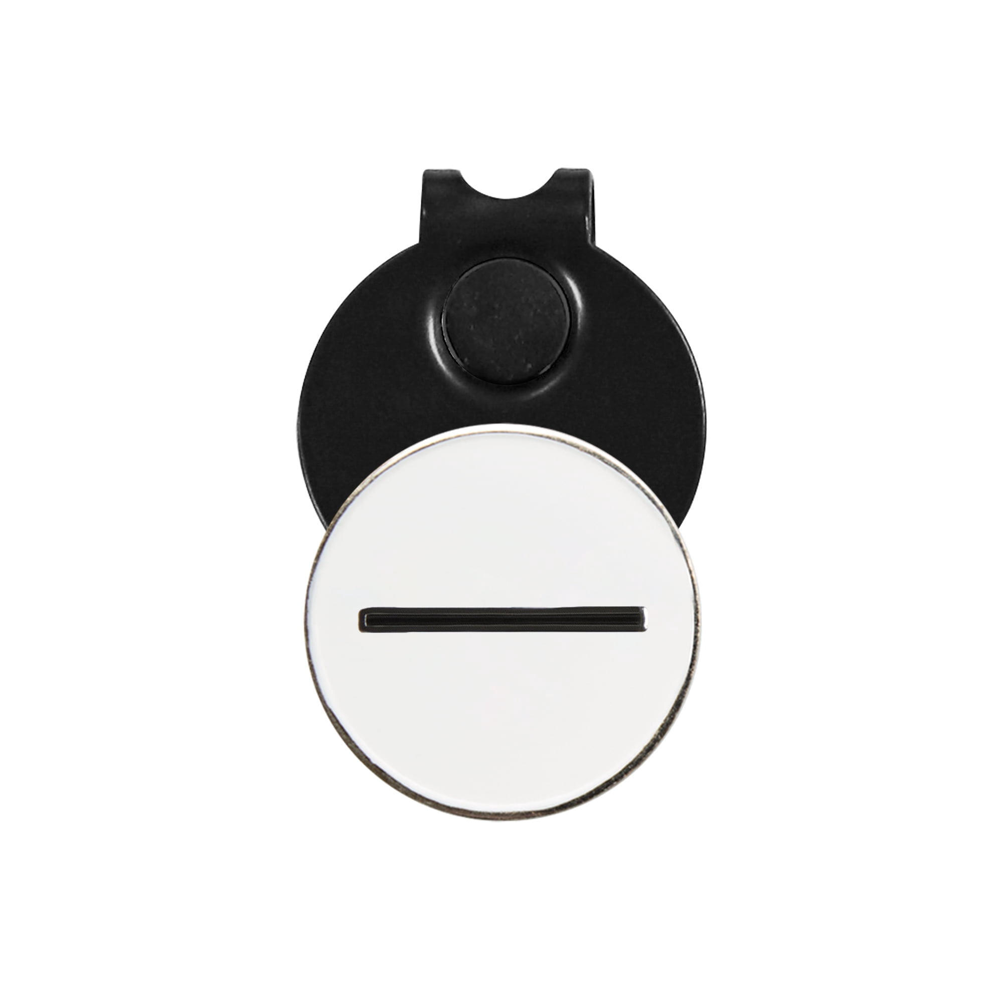 Athletic Works Golf Ball Markers Hat Clip, 2 Piece, Black