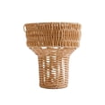 thumbnail image 2 of Yunuuuoa Wicker Weave Floral Arrangement Basket Box for Home Decor Table Centerpiece Vase Planter with Ice Cream Style Design for Living Room Wedding Party, 2 of 6