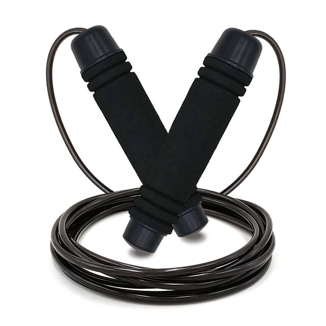 Bienvenido Ajustable - Cuerda para Saltar con Asas de Espuma - Entrenamiento de Resistencia Rápida para CrossFit, MMA, Boxeo