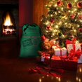 thumbnail image 3 of Saco de Papá Noel Verde - Reno de Navidad Oficina de Correos Saco de Bolsa de Regalo con Cuerda Excelente Rendimiento ER014310WZ, 3 of 5