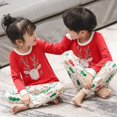 thumbnail image 1 of Conjunto de pijamas de invierno para niños, ropa de dormir navideña de algodón para niñas, pijamas de animales, ropa de dormir para el hogar para niños de 4, 6, 8, 10 y 12 años, 1 of 4
