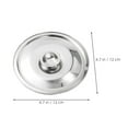 thumbnail image 6 of OULII 6Pcs Stainless Steel Pan Lids Universal Covers for Kitchen Cookware Pots, 6 of 8