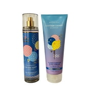 Bath & Body Works Cotton Candy Clouds Fragrance Mist & Body Cream Set 8 fl oz for Unisex