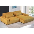 thumbnail image 3 of US Pride Furniture 105.52''W Oversized Right Faing Chaise Sectional Sofa, Yellow, 3 of 3