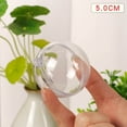 thumbnail image 2 of XINGAG 10Pcs Clear Fillable Christmas Ornament Balls, Split Openable Transparent Sphere Baubles, DIY Craft Hanging Decor for Christmas Wedding Party and Home Decoration, 2 of 9