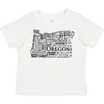 thumbnail image 3 of Inktastic Oregon Word Salad- State Outline Boys or Girls Toddler T-Shirt, 3 of 5