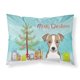 thumbnail image 1 of ""Caroline'S Treasures Bb1632Pillowcase Funda De Almohada Estándar De Tela Con Diseño De Árbol De Navidad Y Jack Russell Terrier, Grande, Multicolor"", 1 of 1