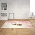 thumbnail image 2 of Every Fart is Love Note Abyssinian Guilty Face Happy Valentine's Indoor Rug Cat Lover Kitten Owner Gifts Carpet Living Bed Room Sofa Home Decor - 01016, 2 of 5