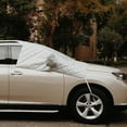 thumbnail image 4 of OULII Front Windshield Protector Silver Synthetic Materials Thicker 1Pcs, 4 of 6