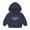 Navy, variant on ZACPNCV Baby Zip up Hoodies Fleece Lined Jacket Boys Girls Long Sleeve Hooded Sweatshirts for Kids Blue 3-4 Years