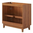 thumbnail image 4 of Modway Miles 35-inch 2-Door Bathroom Vanity Cabinet, Walnut, 4 of 9