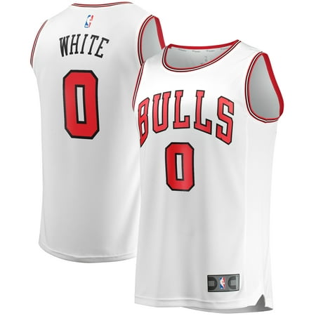 Men's Fanatics Branded Coby White White Chicago Bulls Fast Break Replica Player Jersey - Association Edition