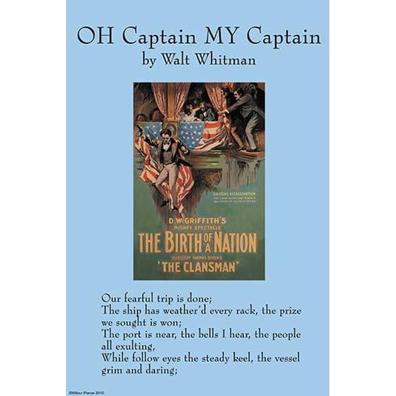 Oh Captain, My Captain-Fine Art Canvas Print (20" x 30")