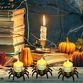 thumbnail image 6 of Vrorvz Halloween Decorations Led Araneid Candle Lights for Spooky Indoor Outdoor Decor with Safe Flickering Effect Suit for Party Festive Ambiance 3.1in Multicolor, 6 of 6