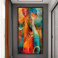 thumbnail image 3 of Hilo Algodón Ecológico Bordado Kit Punto Cruz Con Gatos Impresos 14CT Arte 40x70cm, 3 of 9