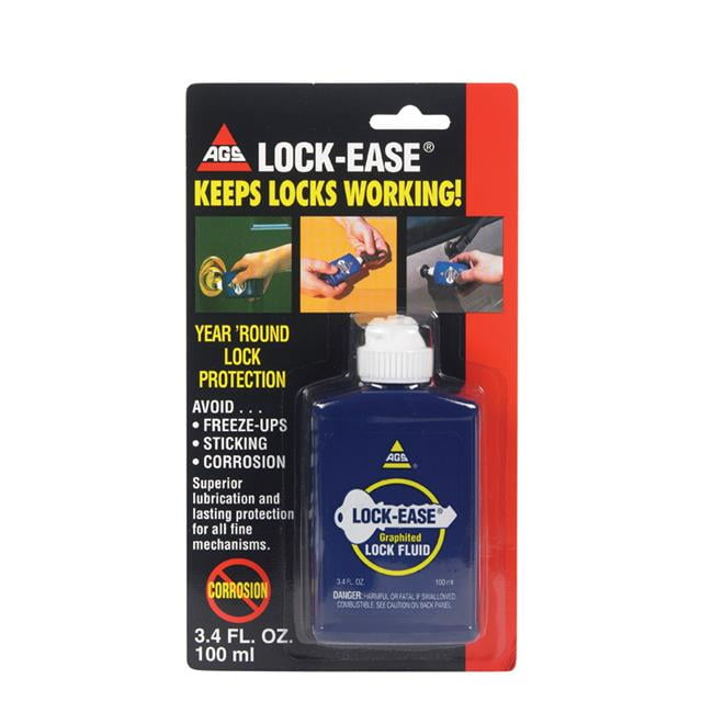 AGS LockEase Graphite Lock Lubricant 3.4 oz