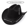thumbnail image 2 of Homeyce 250th Anniversary Embroidered Cowboy Hat Patriotic Cowboy Hat 250 Years Later Still Standing,White, 2 of 5