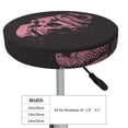 thumbnail image 2 of Skull and Snake Art Round Bar Stool Seat Covers, Elastic Round Chair Cover Stool Seat Slipcover Bar Stool Cushions Round Pad for 12-14 inch, 2 of 5