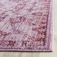 thumbnail image 3 of SAFAVIEH Valencia Rowan Floral Bordered Polyester Runner Rug, Pink/Multi, 2'3" x 8', 3 of 9