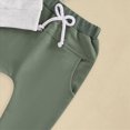 thumbnail image 6 of NOLDARES Kids Toddler Boy Clothes 2 Piece Long Sleeve Print Pattern T-Shirt Jogger Pants Warm Fall Winter Outfits Set Size:18-24 M,Grey, 6 of 7