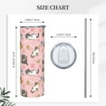 thumbnail image 5 of Cute cat 20oz Stainless Steel Tumbler with Lid & Straw - Double-Walled Insulated Travel Mug for Coffee, Tea, Water, Wine - Perfect Gift for Women, 5 of 6