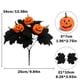 thumbnail image 3 of piezas de decoraciones de Halloween, tallos de hojas de arce, hojas artificiales, hojas de arce de seda, ramo de otoño para plantas artificiales, arreglos florales de otoño, decoración de Akmoler, 3 of 7