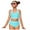 Z4-Mint Green, variant on BOBOGOJP Girls Swimsuits Bikini Sets Floral Print 2 Piece Teen Bathing Suits High Waisted Swimwear Pink for Size 8-9 Years