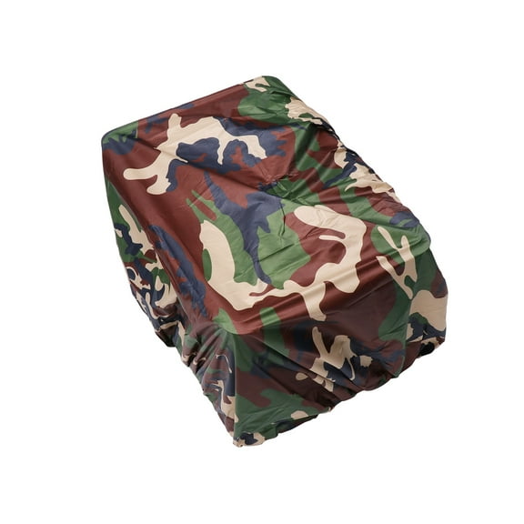 Multifunction Backpack Rainproof Cover Outdoor Travel Shoulder Bag Backpack Raincoat Mud Guard Waterproof Dust Cover for Camping Hiking (Jungle Style, 60L Capacity)