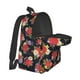 thumbnail image 5 of Disketp Red Rose Flower Mochila Escolar de Gran Capacidad y Peso Ligero, Mochila de Viaje Ideal para Escuela, Trabajo y Uso Diario, Cómoda y con Estilo, 5 of 8