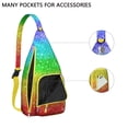 thumbnail image 4 of Abstract Geometric Sling Backpack - Modern Artistic Pattern Crossbody Bag, Lightweight Fashion Pack for Urban Commute, 4 of 4