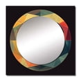 thumbnail image 2 of Designart "The Enigma Vintage Mandala Depiction VI" Modern Geometric Square Mirror For Wall Decor - Large Gold Square Mirror Printed Wall Decor - Modern Square Living Room Mirror, 2 of 5