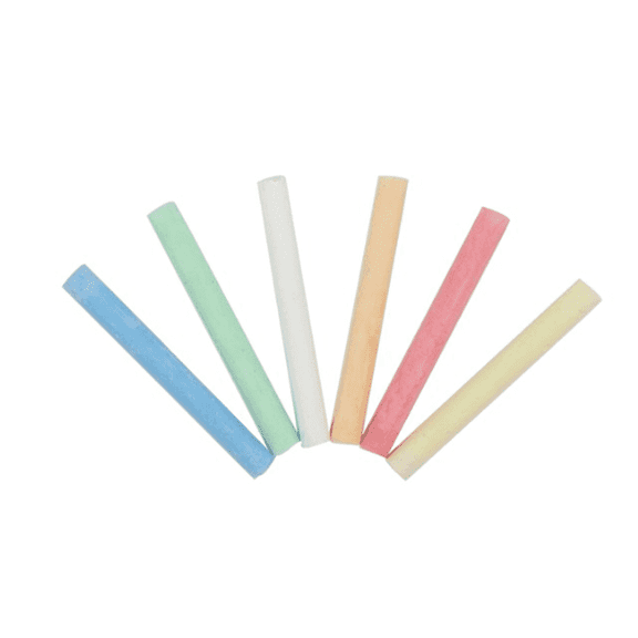 CCOCC 12Pcs Chalk,Vibrant Color Selection Chalk Marker,Easy Erasure Chalk Pastels