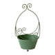 thumbnail image 1 of Soporte de plantas de plantador de pared de metal rústico vintage, hierro, decorativo, soporte para plantador para la oficina domiciliaria decoración Verde, 1 of 8